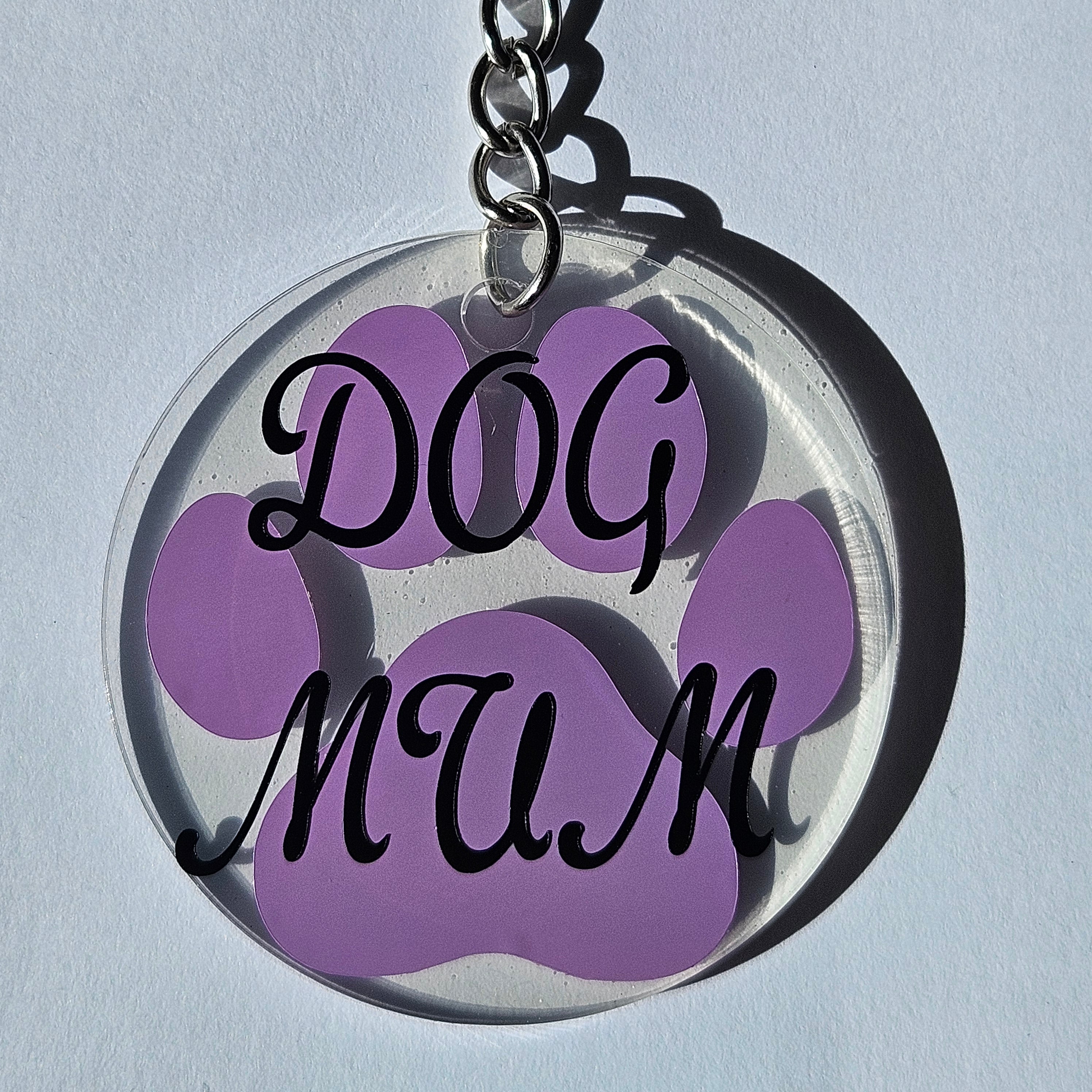 Dog mum Keyring