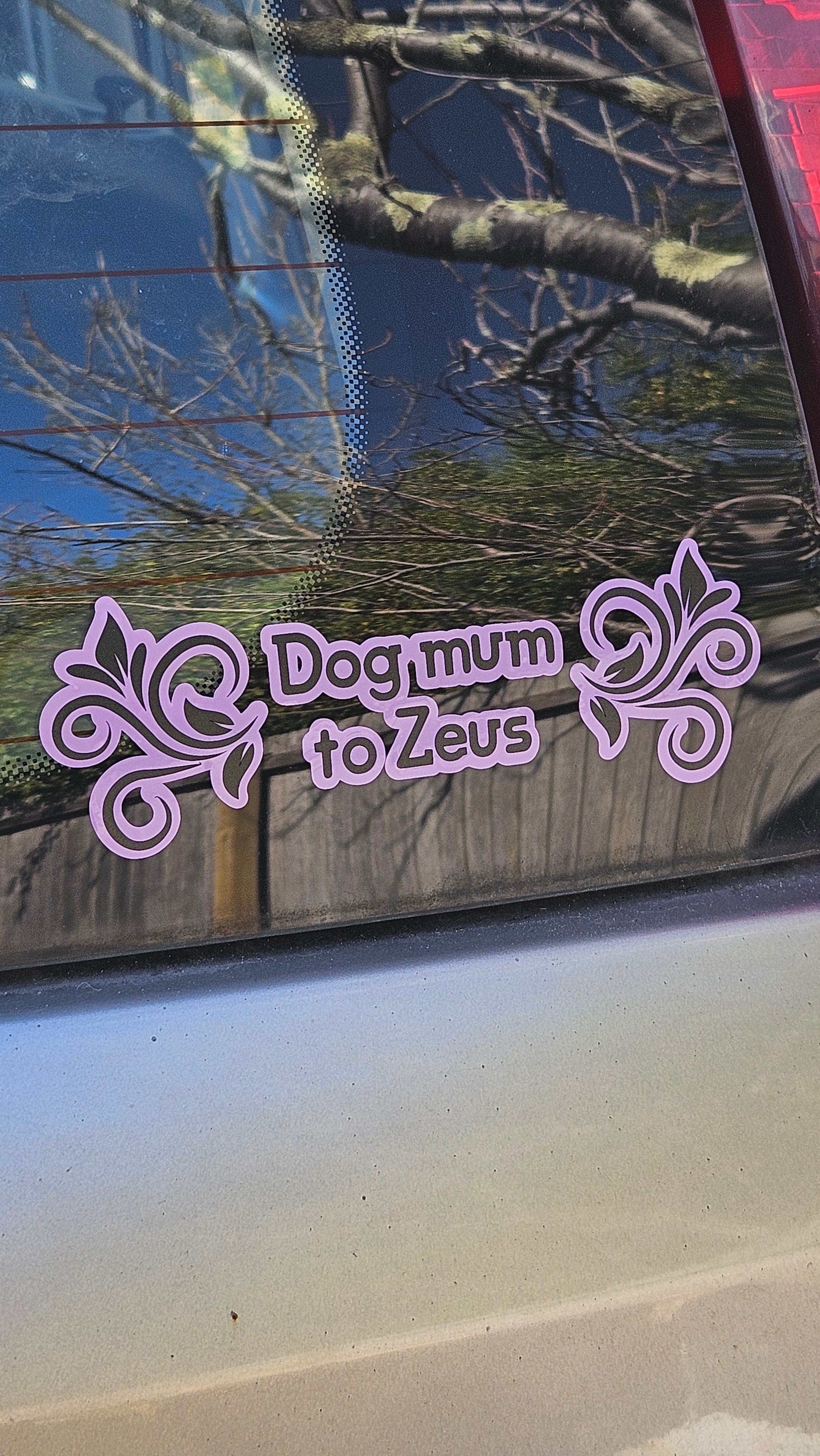 Dog mum to - Car decal