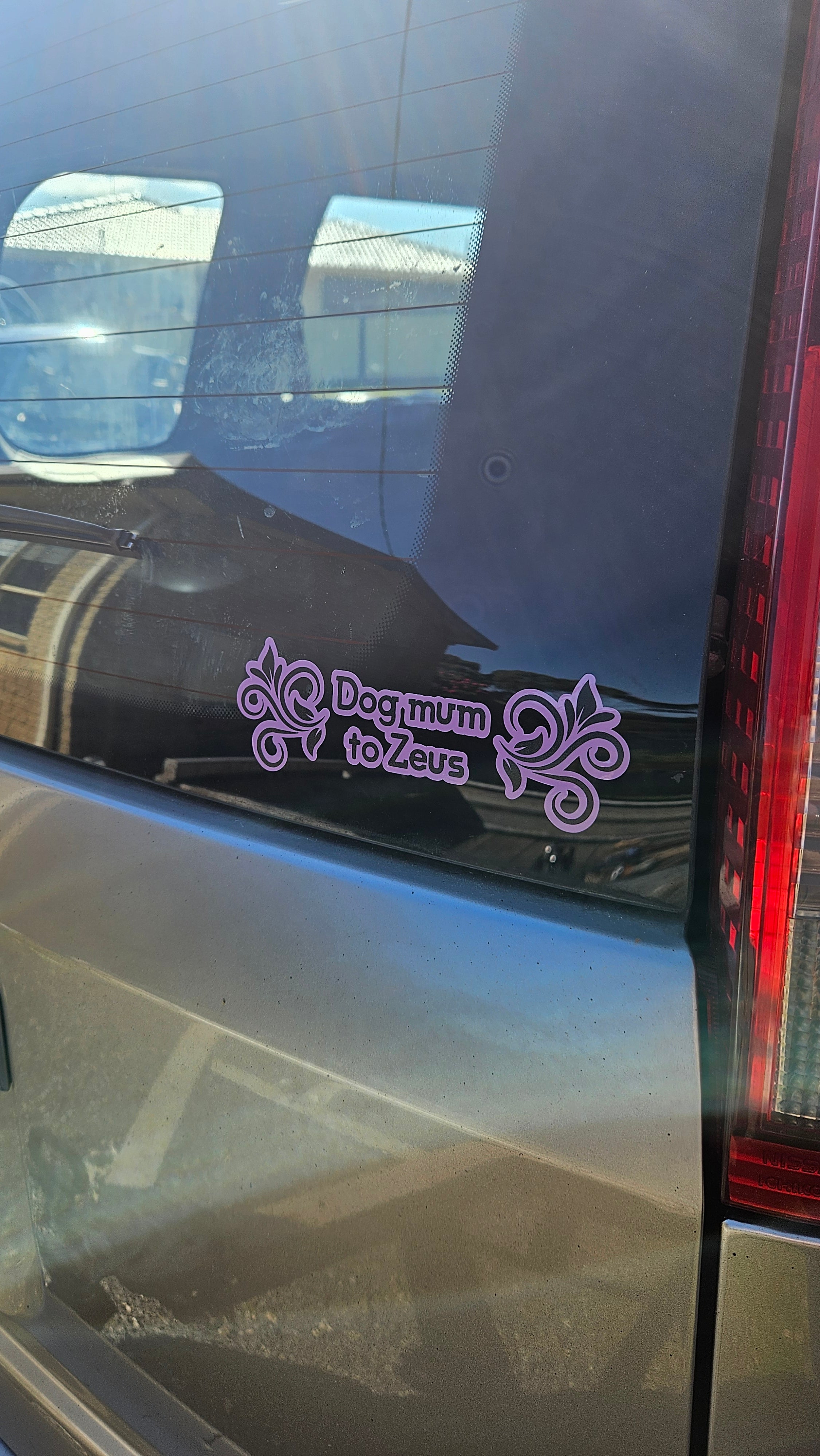 Dog mum to - Car decal
